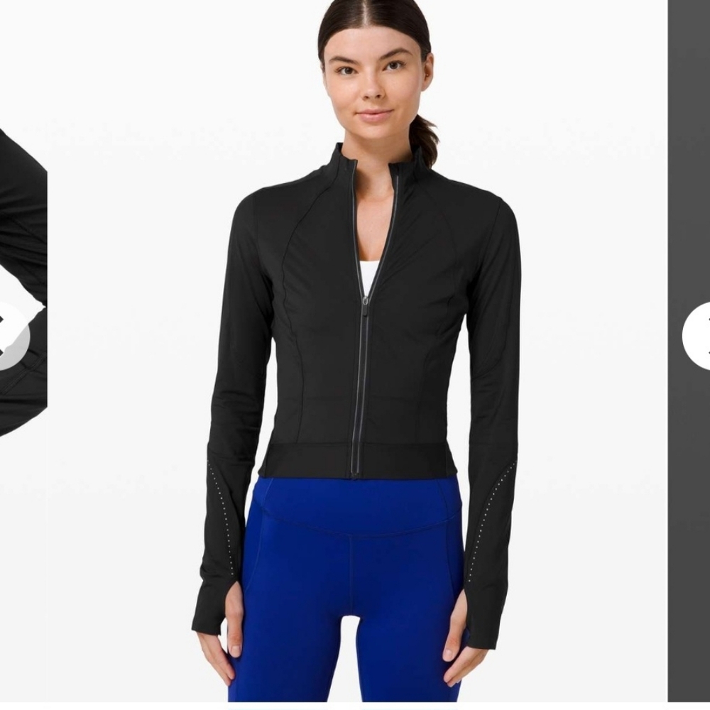 Lululemon Final Mile Jacket Size 8 Black - Picture 7 of 7